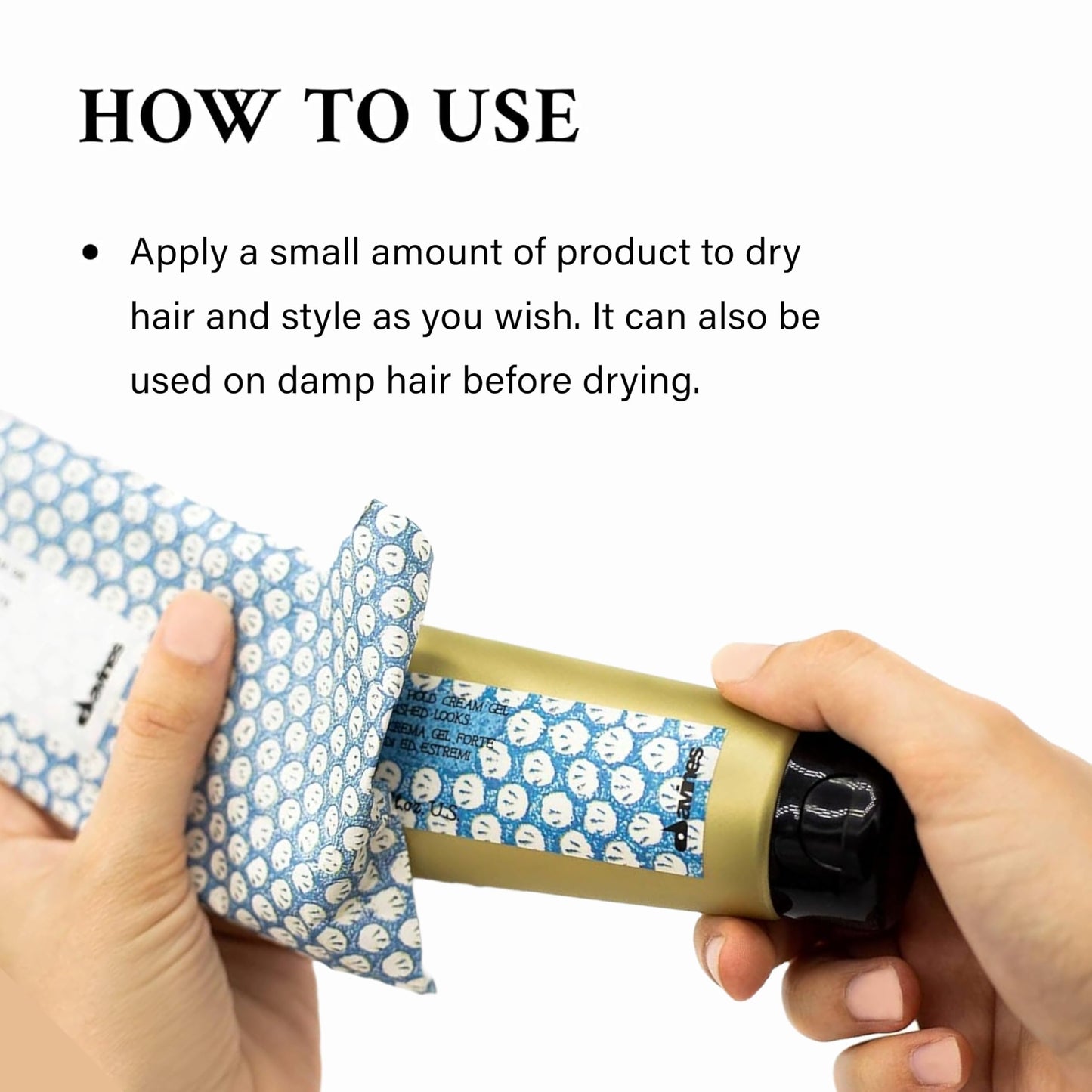 Davines This Is A Strong Hold Cream Gel, Strong Hold Definition & Structure - Cream-Gel Hybrid for Wet Looks - Quick Drying & Residue Free, 4.23 Fl Oz