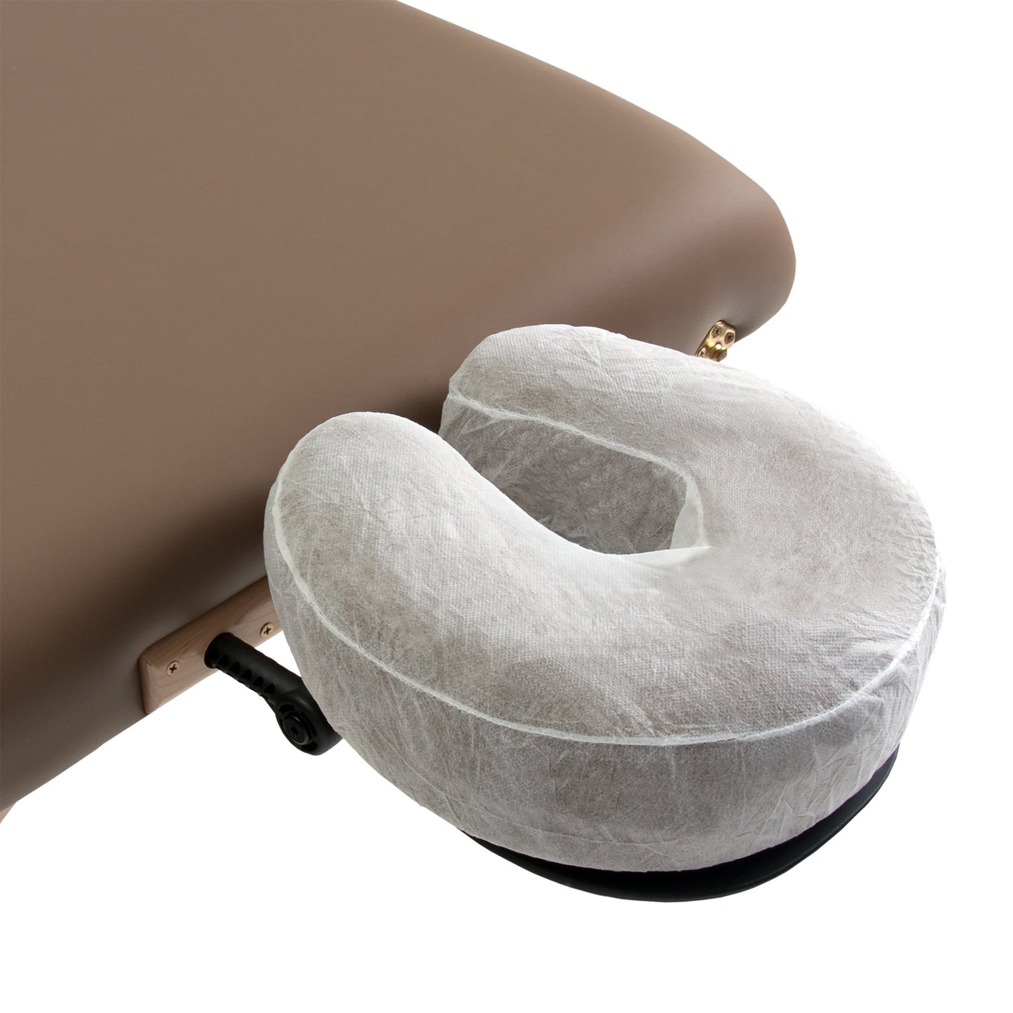EARTHLITE Fitted Disposable Face Cradle Covers – Medical-Grade, Soft, Non-Sticking Massage Face Covers/Headrest Covers for Massage Tables & Massage Chairs