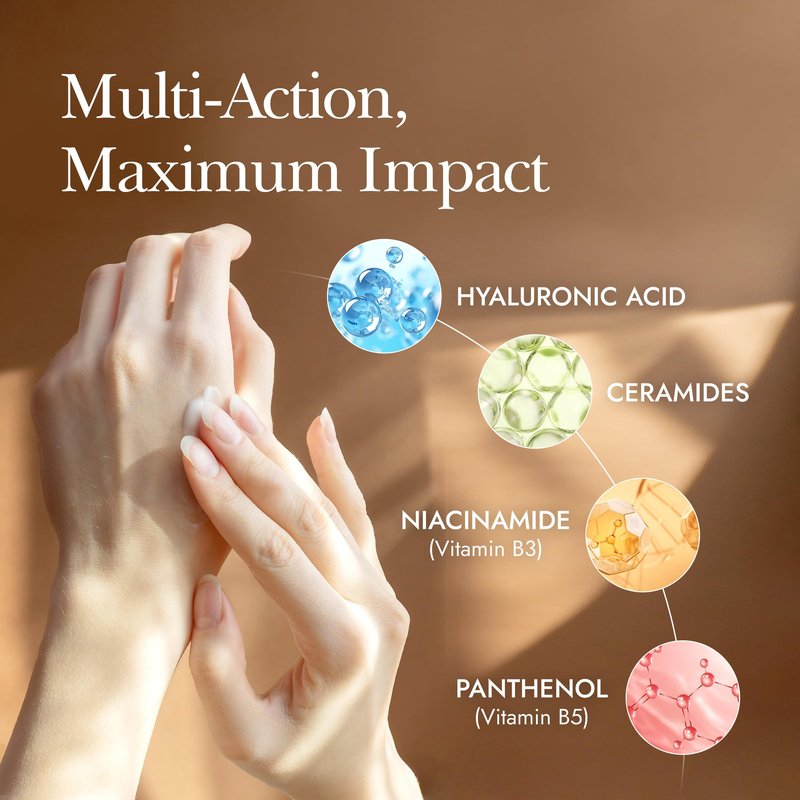 THERAPISPA Ultra Rich Hand Cream – Intensive Hydration & Repair for Dry, Chapped Hands | Enriched with Shea Butter, Ceramides, Niacinamide (B3) & Panthenol (B5) (White Tea, 2.0 oz, Pack of 1)
