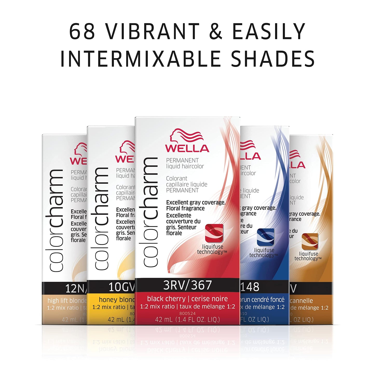COLORCHARM Permanent Liquid Hair Color | 3A Dark Ash Brown | Up to 100% Gray Coverage | 1.42 Fl Oz