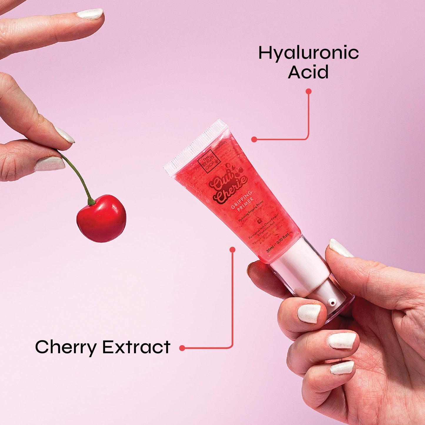 The Beauty Crop Oui Cherie Hydrating Gripping Primer - All-Day Makeup Locking Primer - 30 ml