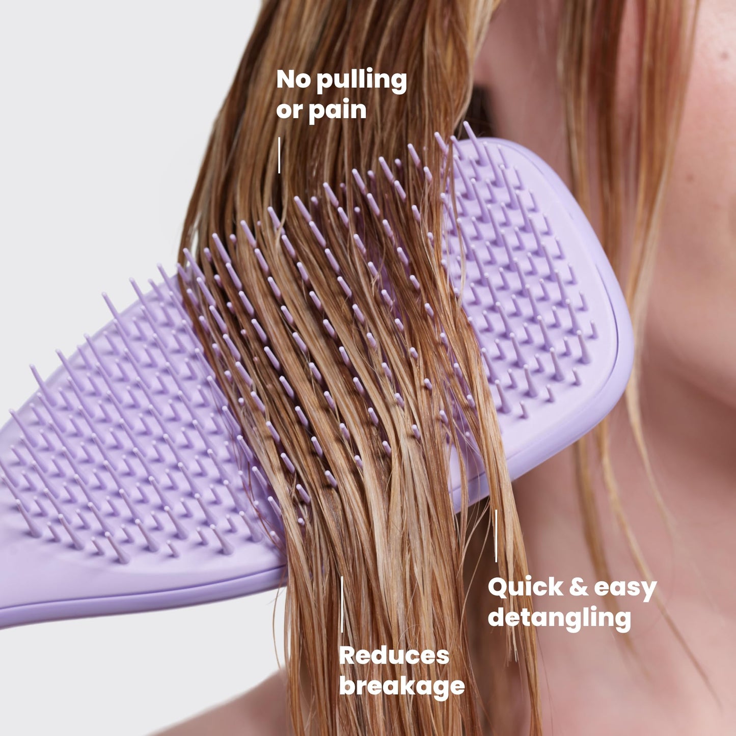 Tangle Teezer Fine & Fragile Ultimate Detangler Brush, Dry & Wet Hair Brush to Detangle & Reduce Breakage