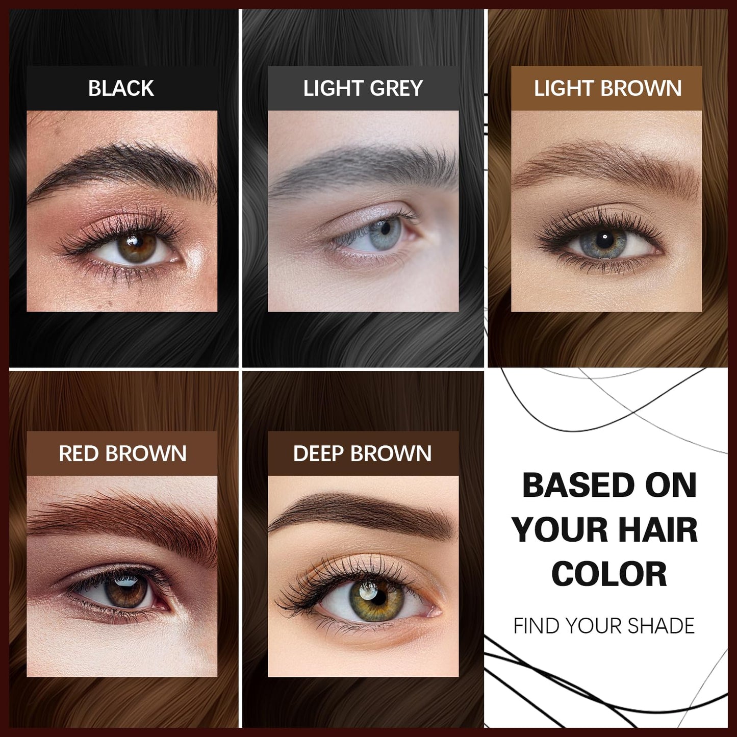 Maksure Microblading Eyebrow Pencil,Eyebrow Retractable Definer Pencil,Angled Precision Tip,0.1MM Ultra Slim Eyebrow Makeup,Long-Lasting Waterproof,Smudgeproof