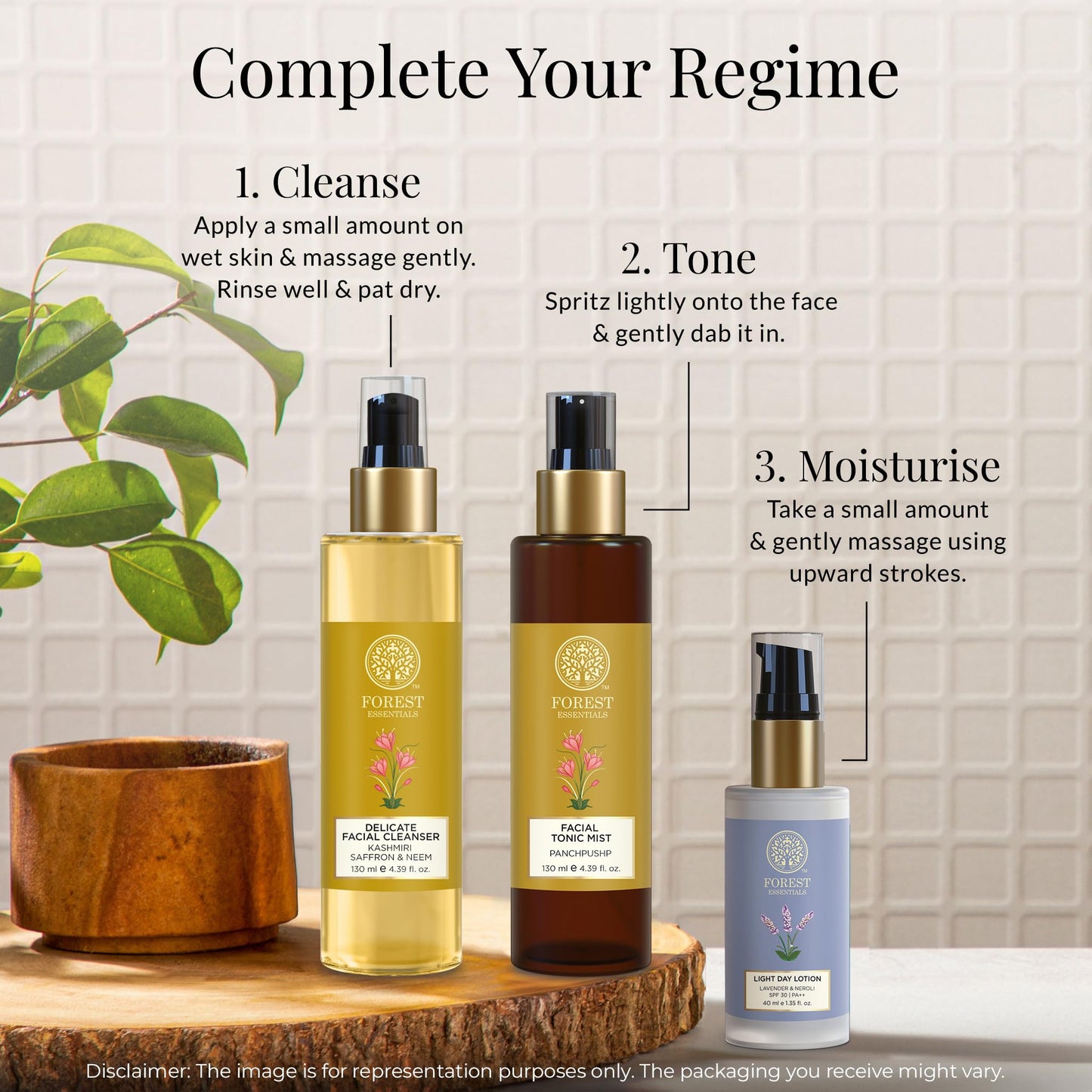 Forest Essentials Delicate Facial Cleanser Saffron and Neem 50 Milliliter