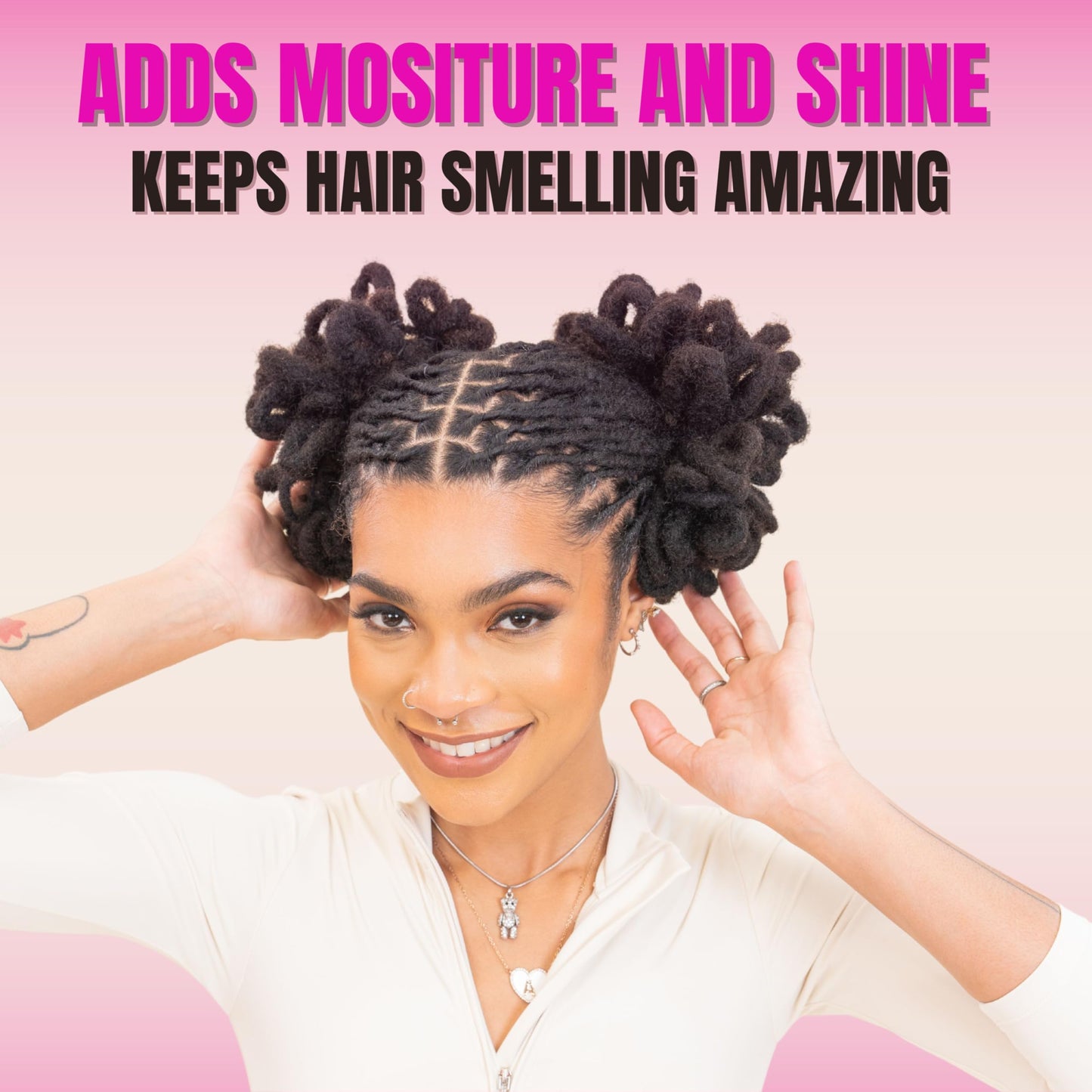 NappStar Retwist Oil, Jasmine Scented Smell Good Loc Oil, Aromatic Hair Care for Dreadlocks with Moisturizing Base, 4 Fl Oz