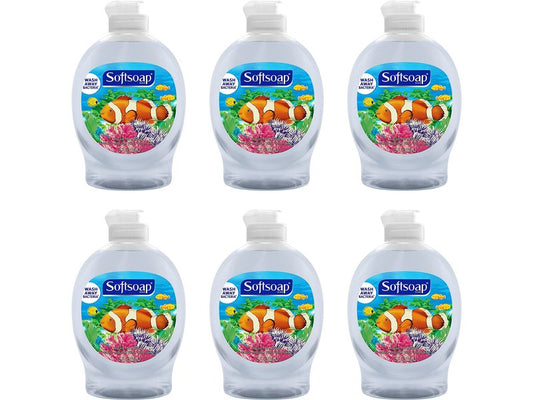 Softsoap Liquid Hand Soap, Bulk Hand Soap, Aquarium Series - 7.5 Fluid Ounces (6 Pack)