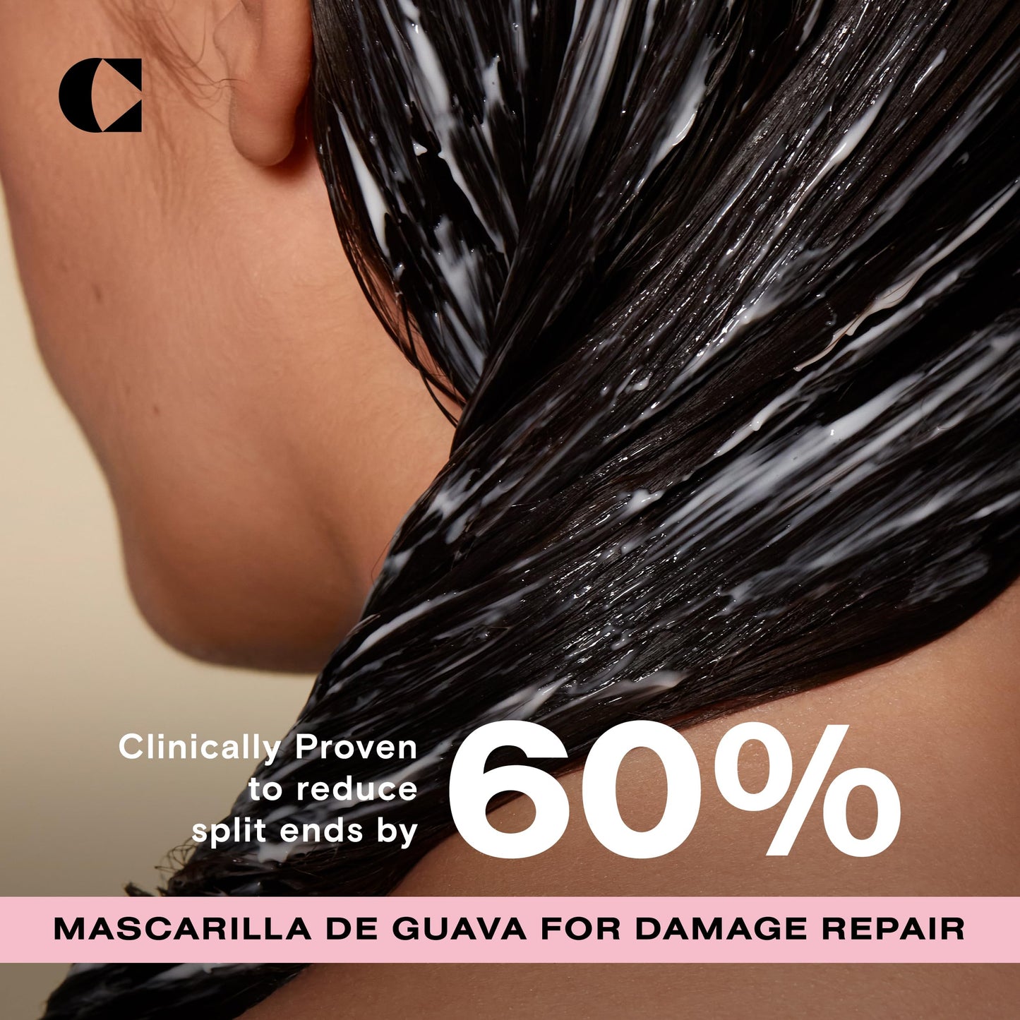 Ceremonia Guava Color & Damage Protect Hair Mask | Moisturizing, 7.8 fl oz