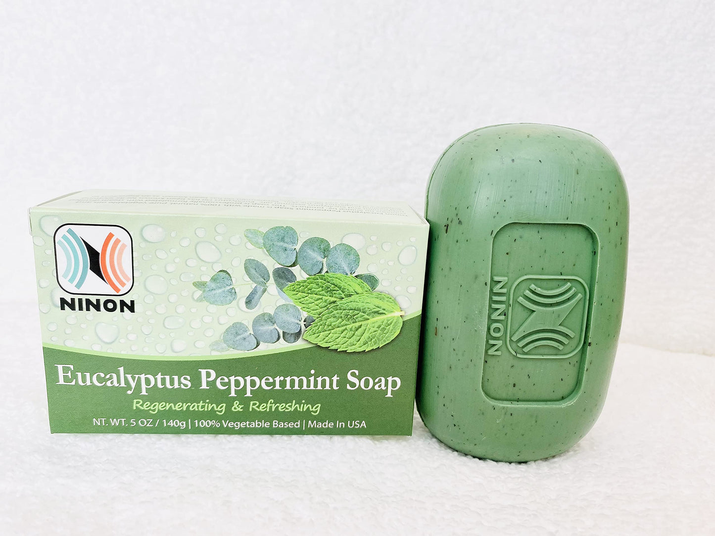Ninon NINON (6 PACK) Moisturizing Body Wash Bar Soap, Face Soap -Acne Soap 100% Natural Ingredients & Therapeutic Essential Oils| 5oz Per Bar, MADE IN USA