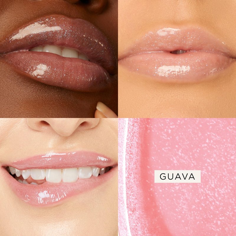tarte maracuja juicy lip balm gloss – Viral Nourishing Lip Butter Color with High-Shine Hydration, Skincare Infused with Vitamin E, Vegan & Cruelty-Free, full size, Guava