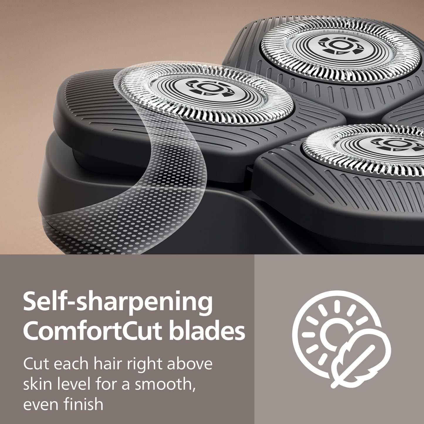Philips Norelco Head Shaver Pro 5000 Series - Electric Shaver for Men and Women, 360° Flexing Head & ComfortCut Blades for Clean Shave, Gentle on Skin, Model HS5980/40