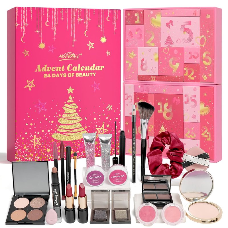 Makeup Advent Calendar 2025 - 24 Days of Beauty Gifts for Women & Teens | Perfect for Christmas & Special Occasions
