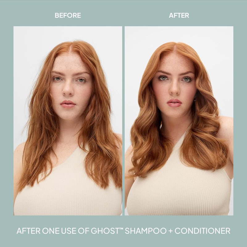 Ghost Shampoo - Moringa Oil Infused for Fine Hair - Vegan, Paraben-Free | 12 oz