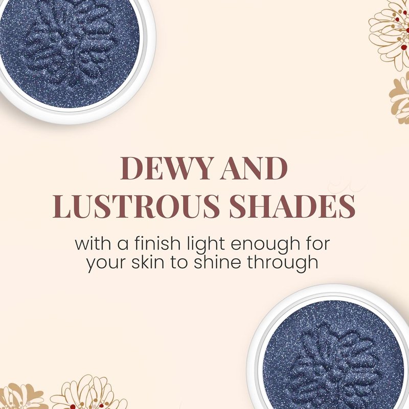 Paul & Joe Sparkling Eye Shadow - Iridescent Eye Glitter for Buildable Color | Deep Midnight Blue, 0.21 oz