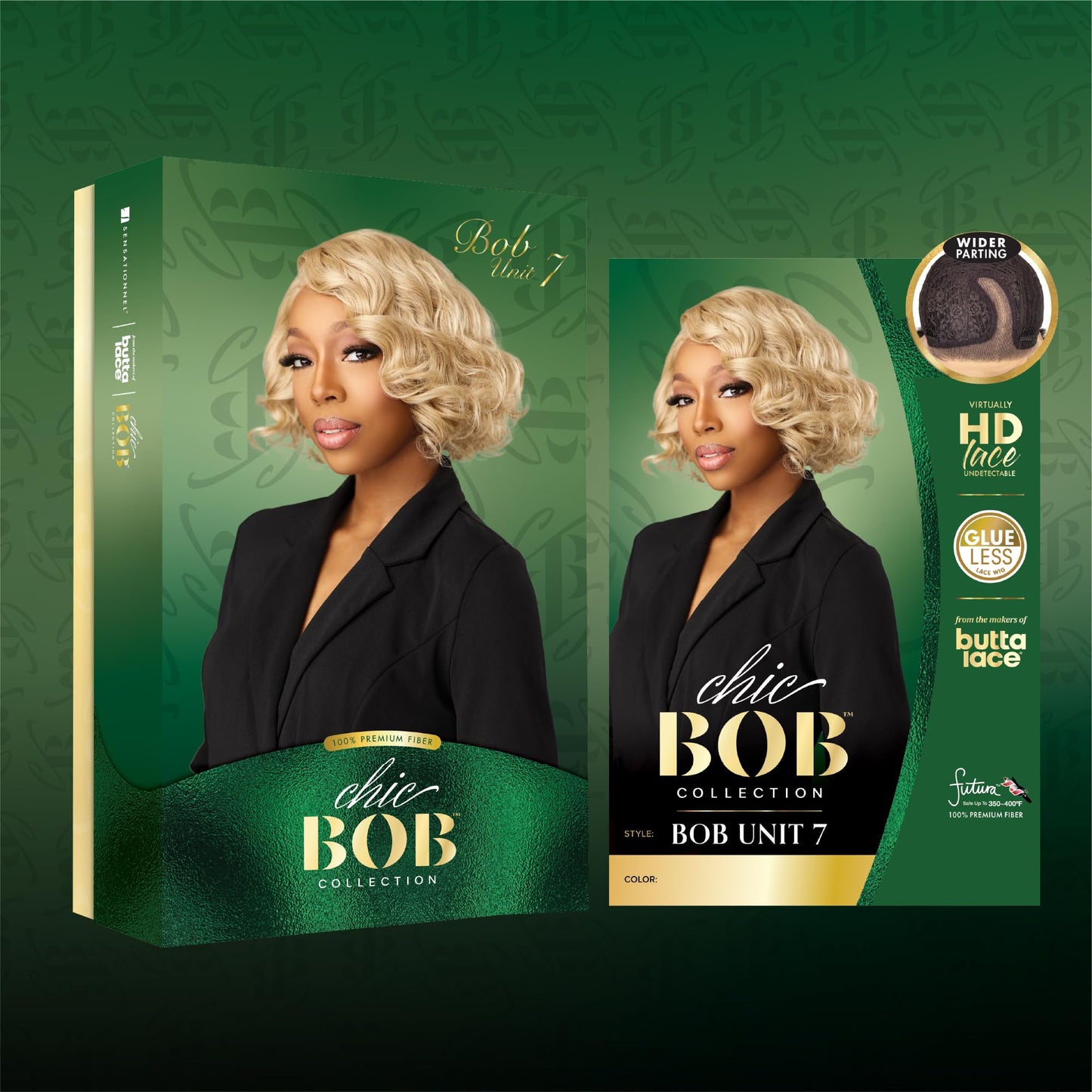 Sensationnel Chicbob Lace Frontwig-Bob Unit 7, BEIGEBLONDE