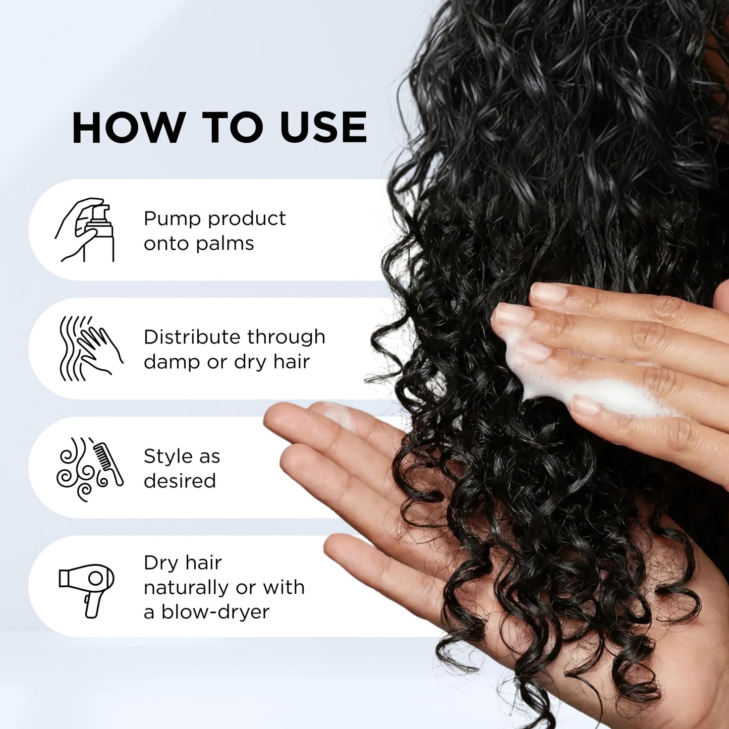 Style Factor EDGE BOOSTER Extra Strength Setting Mousse Travel Size – Frizz Control, Extra Volume, and Conditioning – 2.5oz Turquenite Mousse for Curly Hair