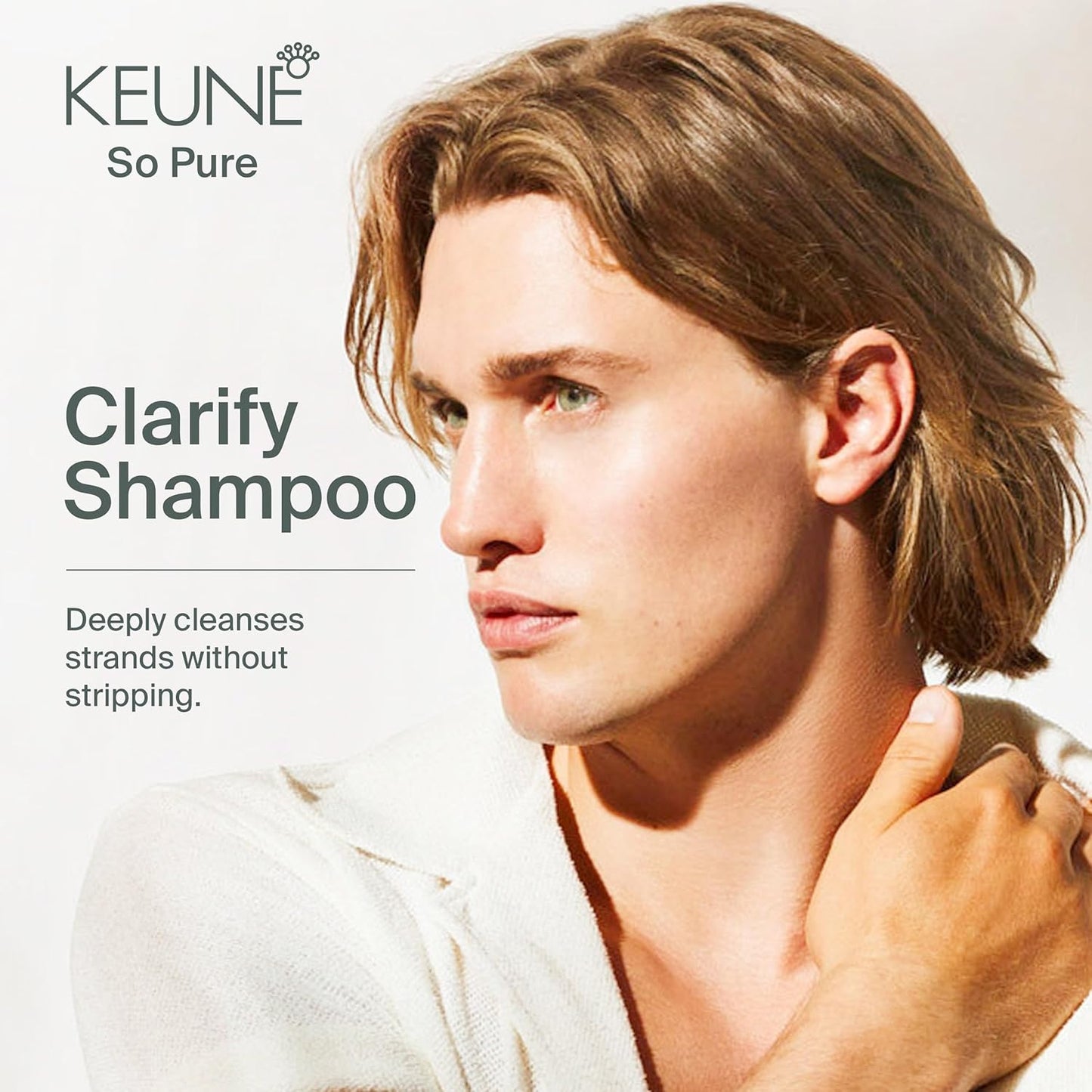 Keune So Pure Clarify Shampoo Refill - Deep Cleansing Detox Formula | 13.5 Fl Oz