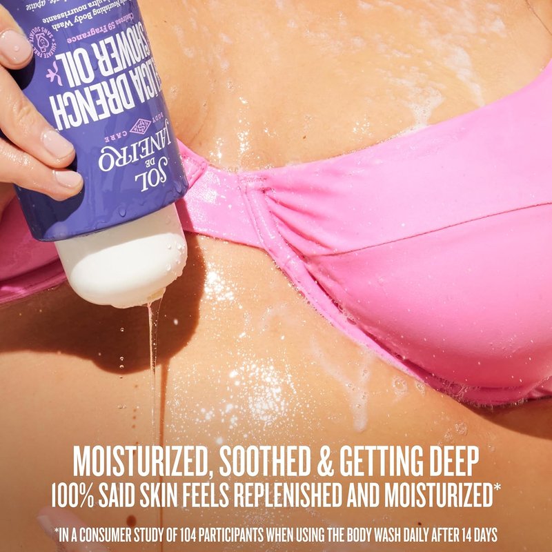 Delicia Drench Shower Oil - Deeply Nourishing Body Wash for Soft, Hydrated Skin