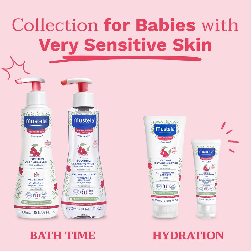 Mustela Baby Soothing Cleansing Water, 10.14 Fl Oz (Pack of 1)