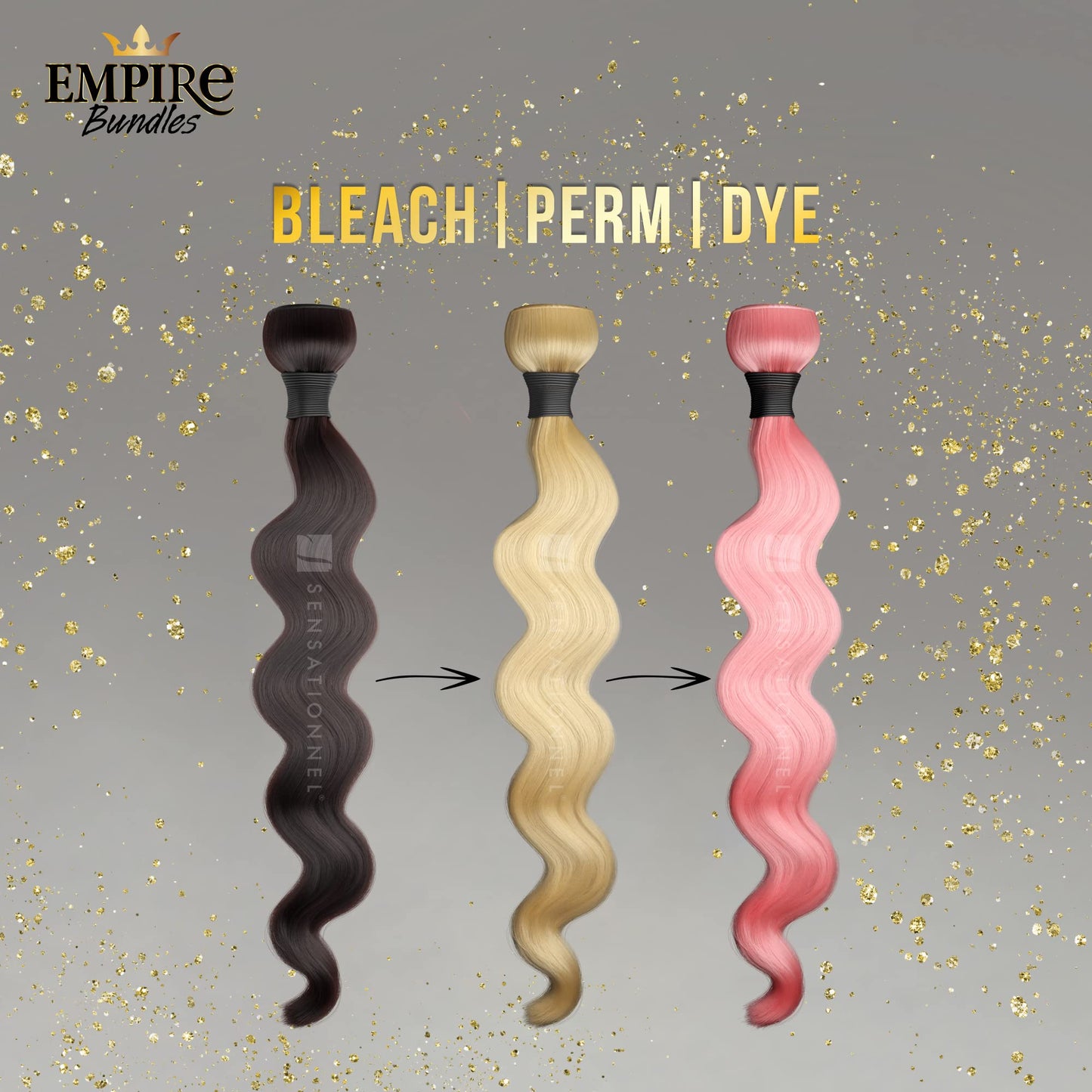 Sensationnel Empire bundle 4x4 closure - straight HD lace large free parting lace frontalclosure unprocessed human hair weave (12 inch, NATURAL/BLACK)