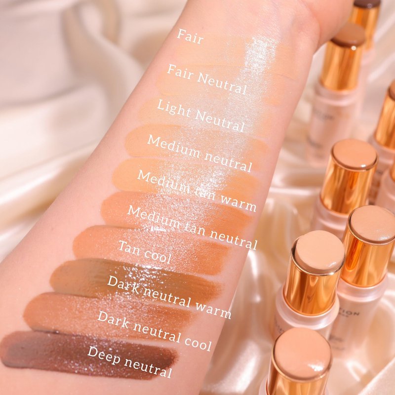Revolution, Skin Silk Glow Tint Sheer Foundation Stick, Sheer-Light Coverage & Buildable for Even Complexion, Vegan & Cruelty-Free, Medium Neutral, 0.28 oz