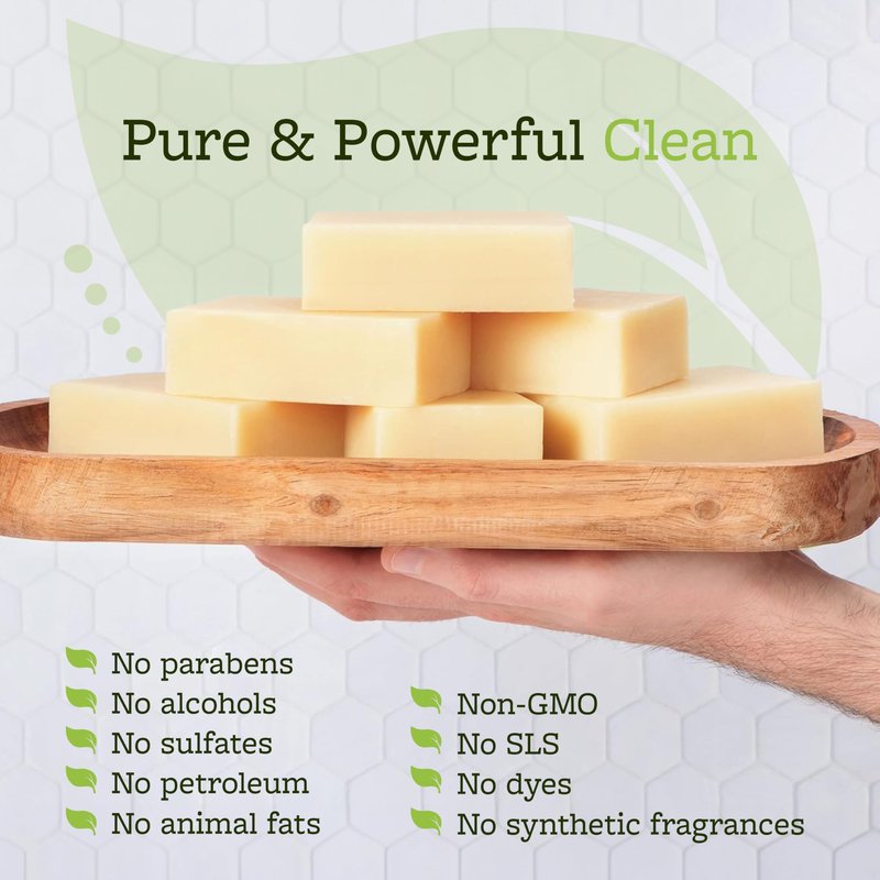 Truremedy Naturals Soap Bar for Men, Women - Tea Tree Oil Bar includes Peppermint, Eucalyptus - Remedy for Foot, Body, All Skin Types - Pack of 5
