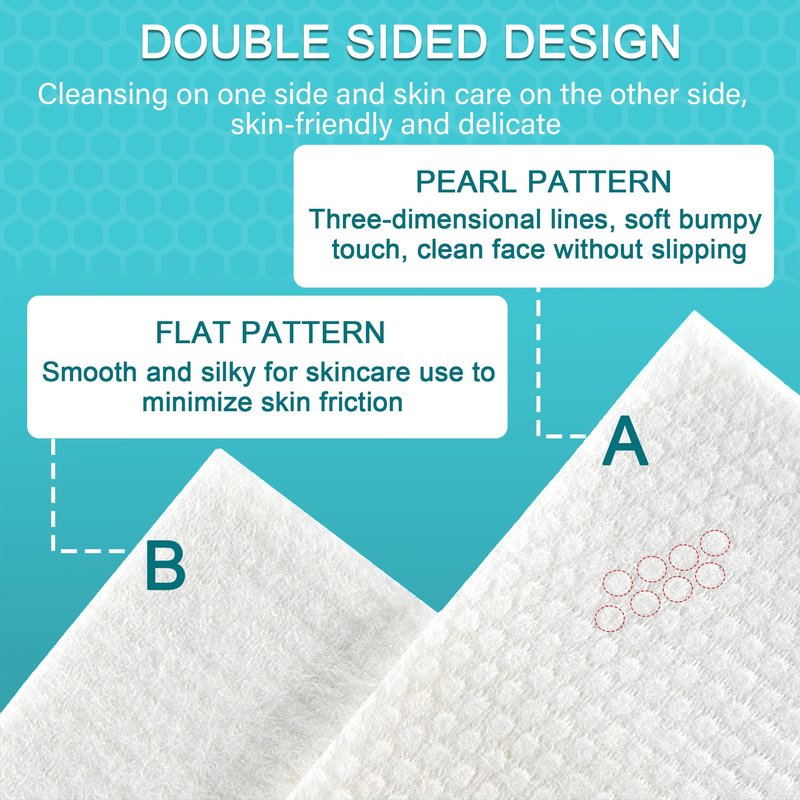 600 Disposable Face Towel,Cotton Facial Dry Wipe for Sensitive Skin, Facial Tissues for Skin Care, Facial Cleansing, Makeup Wipes, Makeup Remover Towels, Upgraded and Thickened