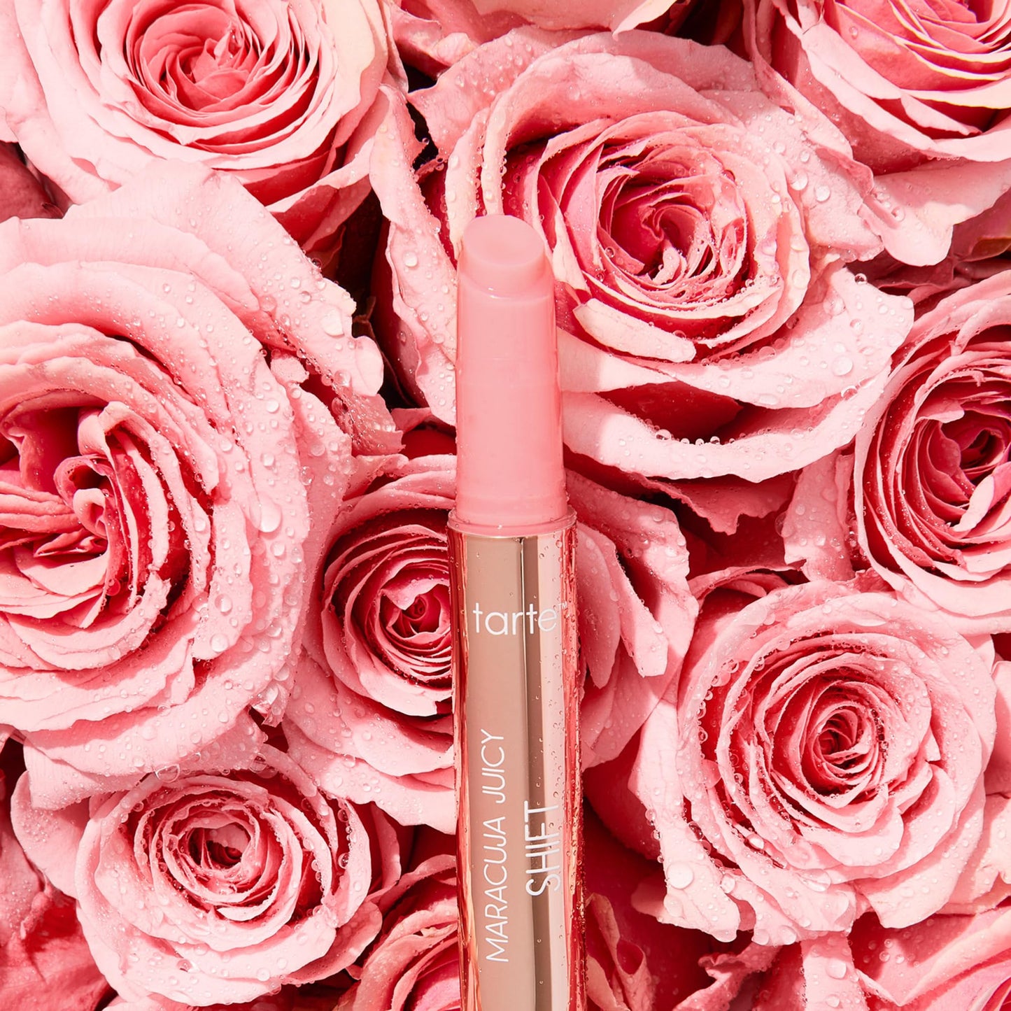 tarte maracuja juicy lip shift – Hydrating & Volumizing Lip Plumper Gloss Balm, Hyaluronic Acid, pH-Powered Plumping Lipgloss, High Shine Finish, Vegan & Cruelty-Free, full size, rose