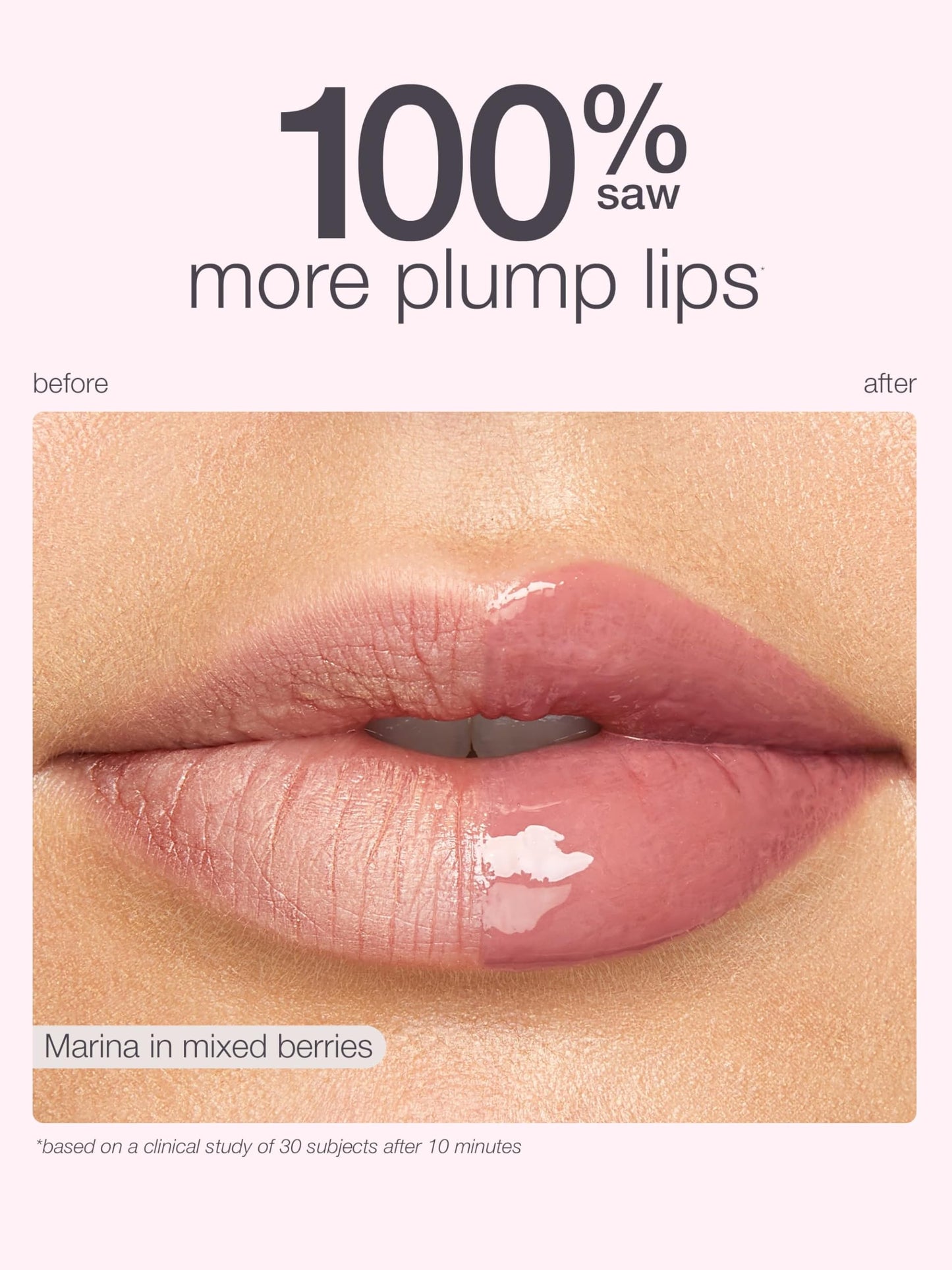 tarte maracuja juicy lip plump – Hydrating & Volumizing Lip Plumper Gloss Balm with Nourishing Hyaluronic Acid, Plumps & Moisturizes, Vegan & Cruelty-Free, full size, peachy beige