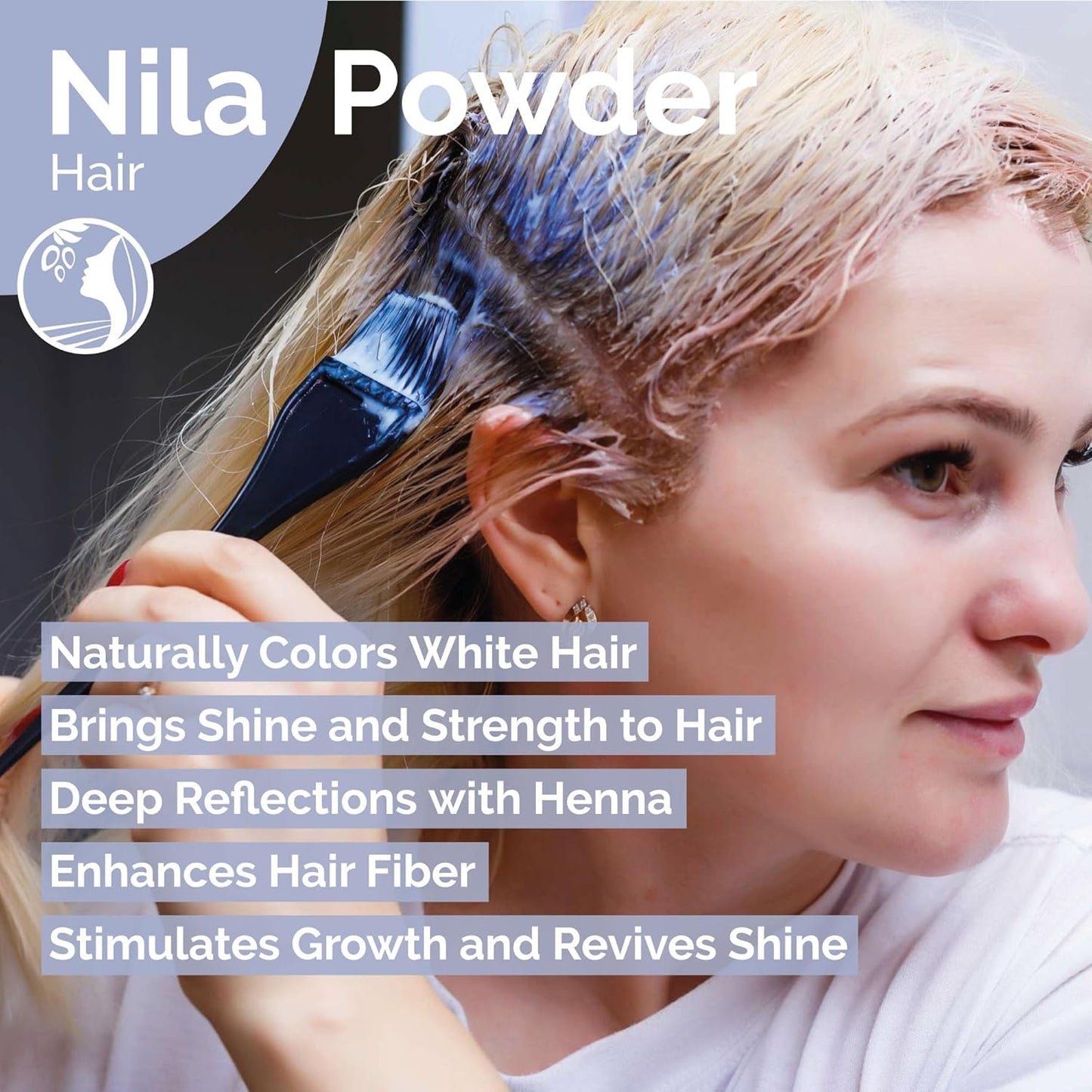 Pure Nila Indigo Powder - Natural Moroccan Face & Hair Care | 50g Exfoliating & Moisturizing
