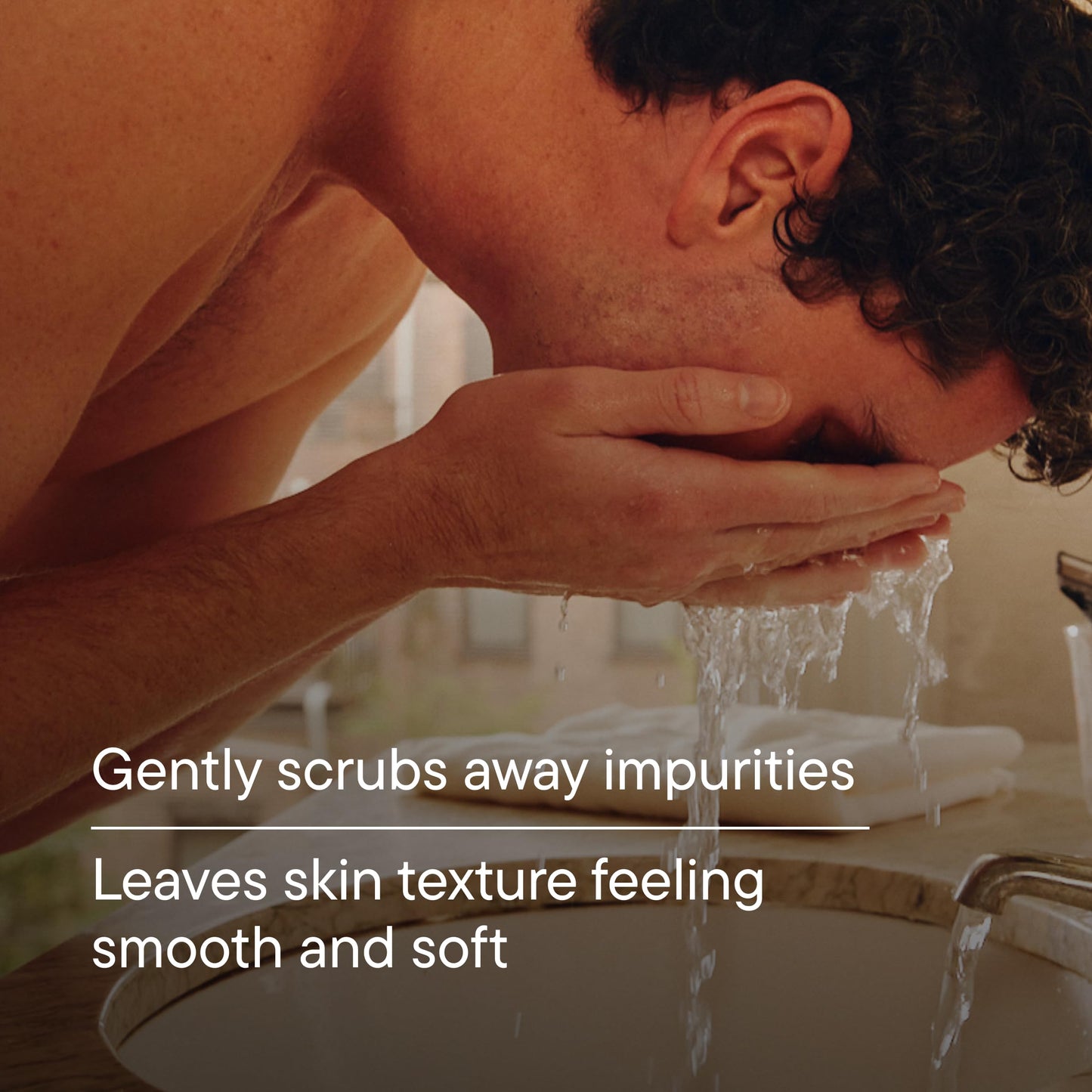 Harry's Face Wash for Men, Gentle Formula with Volcanic Rock Natural Exfoliant, Dermatologist Tested