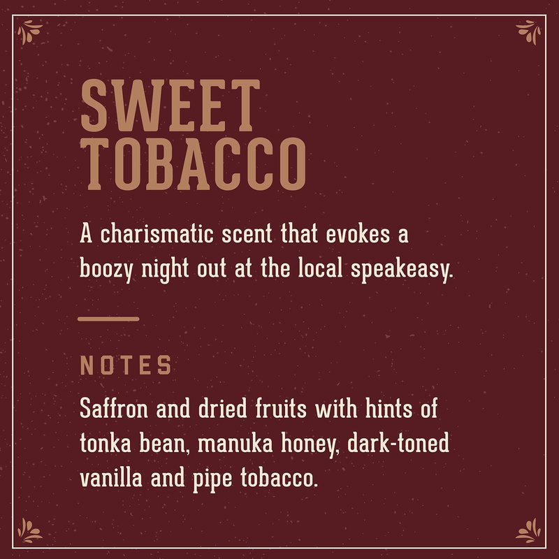 18.21 Man Made Men’s Spirits Spritzer Sweet Tobacco Fragrance, 3.4 oz. - Luxurious Long-Lasting All Over Body Spray with Masculine Aromatics - Premium Men Care Products - Gifts for Him