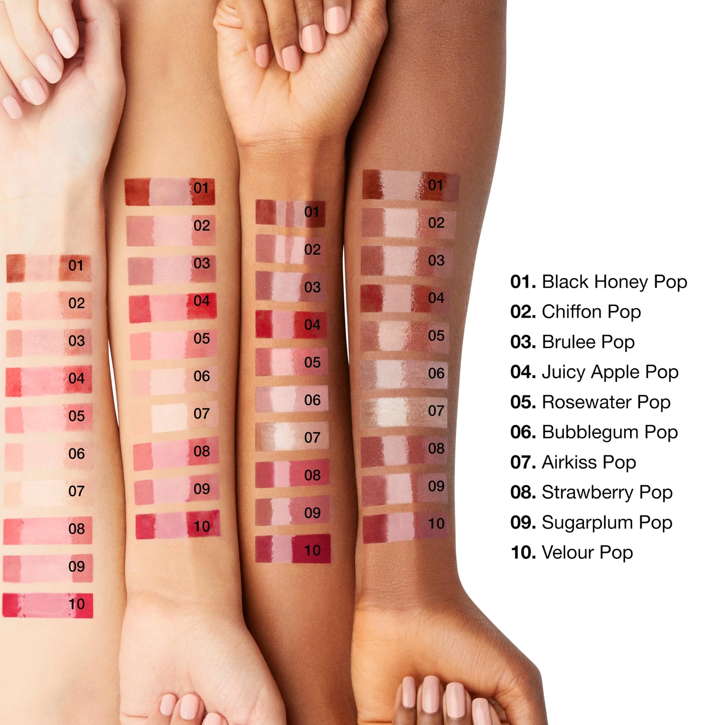 Clinique Pop Plush Creamy Lip Gloss With Hyaluronic Acid + Blend of Avocado, Aloe + Shea Butter | Hydrating + High Shine, Black Honey Pop, 0.11 Fl Oz