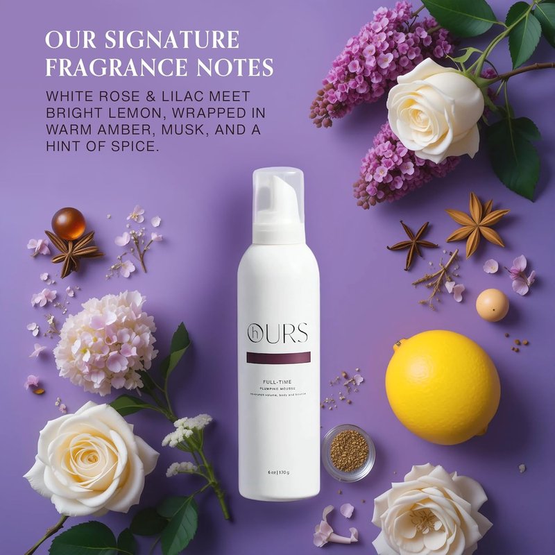 Plumping Mousse for Women - Professional Volumizing Foam for Long-Lasting Body & Bounce | 6 oz Sulfate-Free, Cruelty-Free