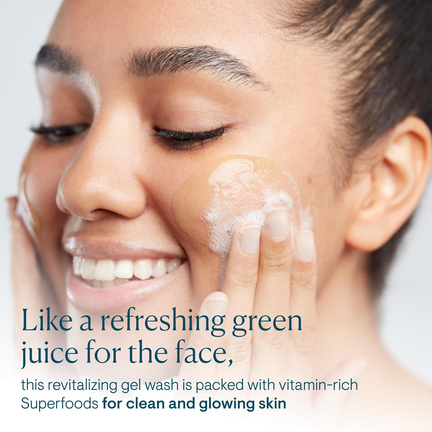 ELEMIS Superfood Facial Wash, 30ml – Revitalizing Daily Prebiotic Gel Wash, Gently Cleanse, Nourish & Balance Skin for Glowing Complexion, Hydrating Facial Cleanser to Remove Grime