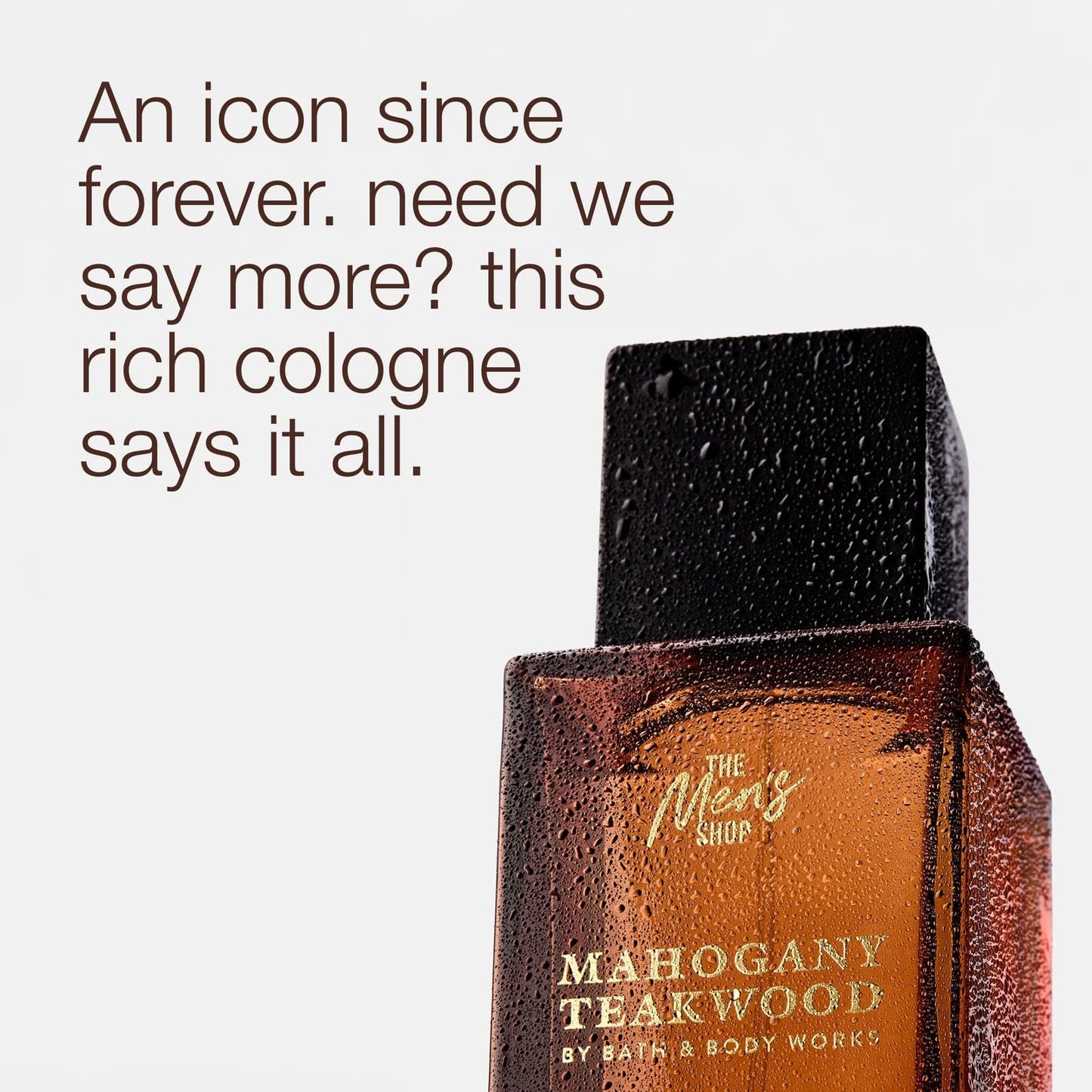 Bath & Body Works Mahogany Teakwood Cologne - Men’s Cologne for Everyday Use - Long-Lasting High Fragrance Oil Concentration - Dermatologist-Approved - Sophisticated Scent Experience - Gifts for Him