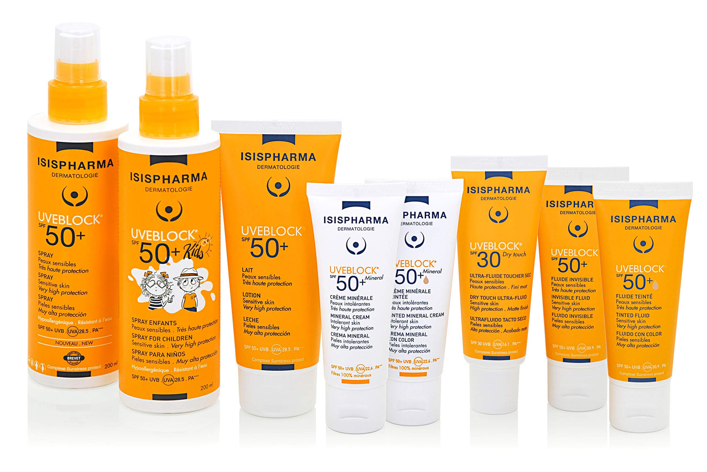 ISIS Pharma Sun Protection Uveblock 50+ Light Fluid Iinvisible 40ml
