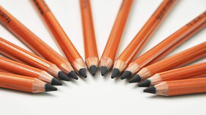 Eyebrow pencils - Party Queen - Light Black - 12 pcs - Excellent Eyebrow Designing tool for Mircroblading and PMU Artist
