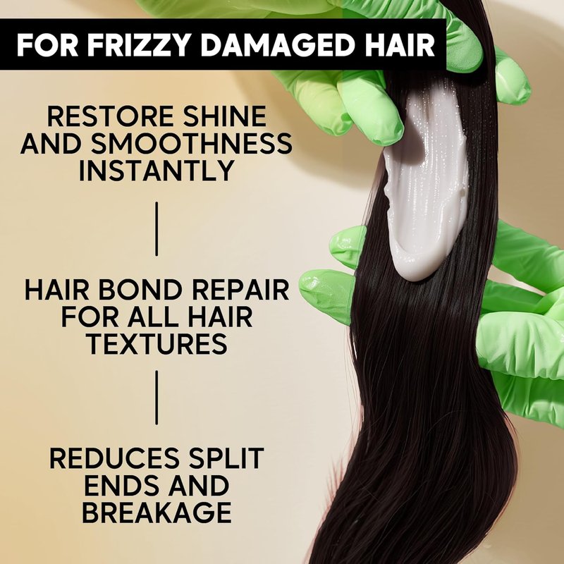 Afro Brazilian Bondox Hair Mask - Extra Strong 2.28 oz | Marine Collagen, Almond & Olive Oils for All Hair Types
