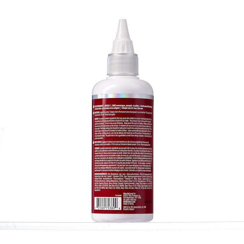 Tintation Semi-Permanent Hair Color - Aloe Vera & Argan Oil Formula | Long-Lasting Crimson Dye (5 Fl Oz)