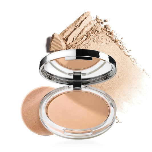 Clinique Stay-Matte Sheer Pressed Face Powder For Oily Skin Types | Sheer Coverage | Minimizes Shine | Makeup & Setting Powder, Stay Golden