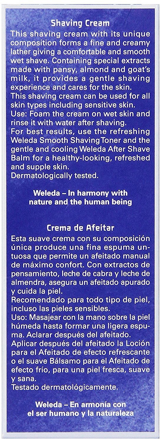 Weleda Shaving Cream, 2.5 Oz (Pack of 2)