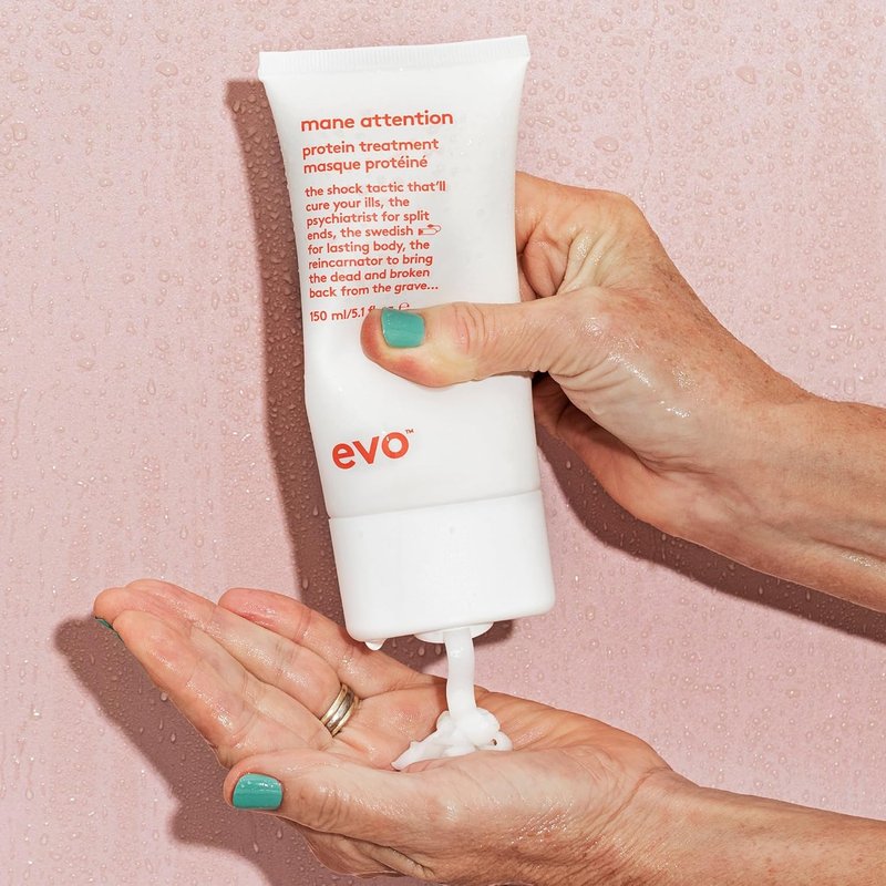 EVO Mane Attention Protein Treatment for Color-Treated Hair - Strengthens & Moisturizes Weak Locks