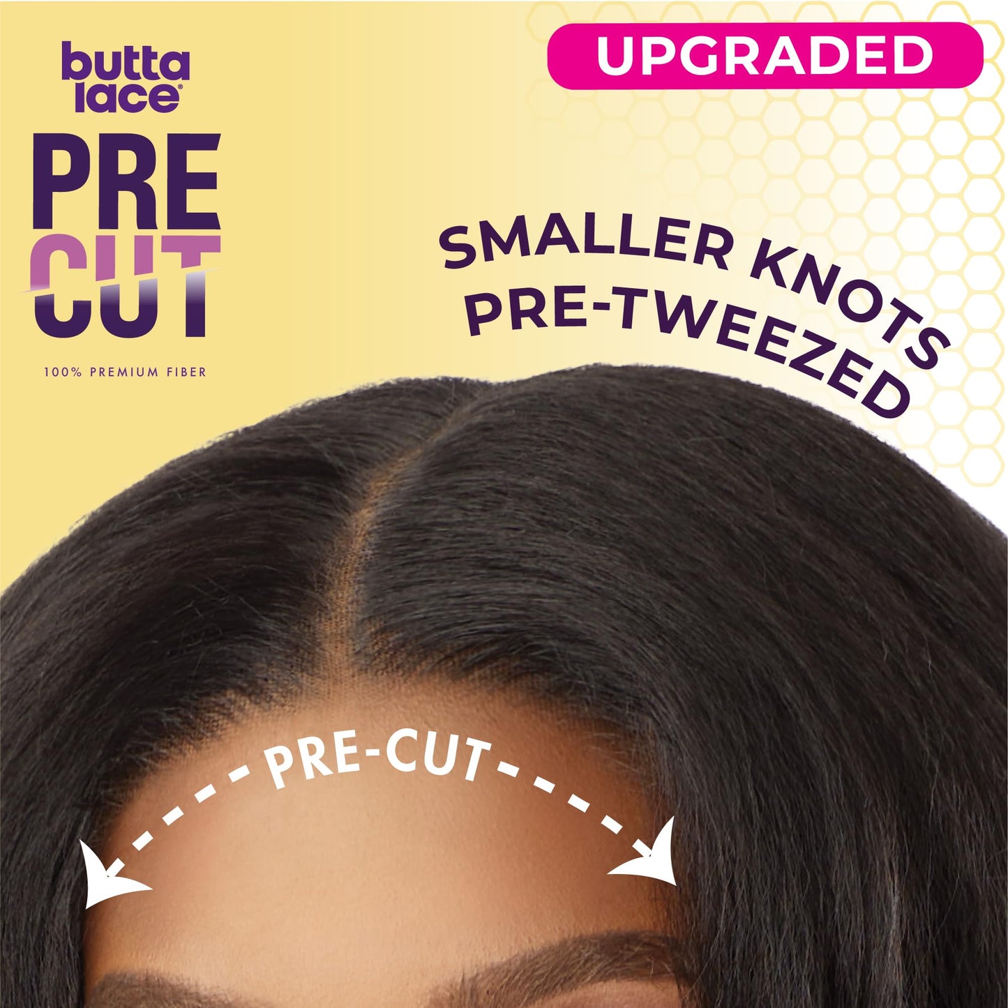 Sensationnel Butta Lace Precut Wig-Unit 12, 1B OFFBLACK