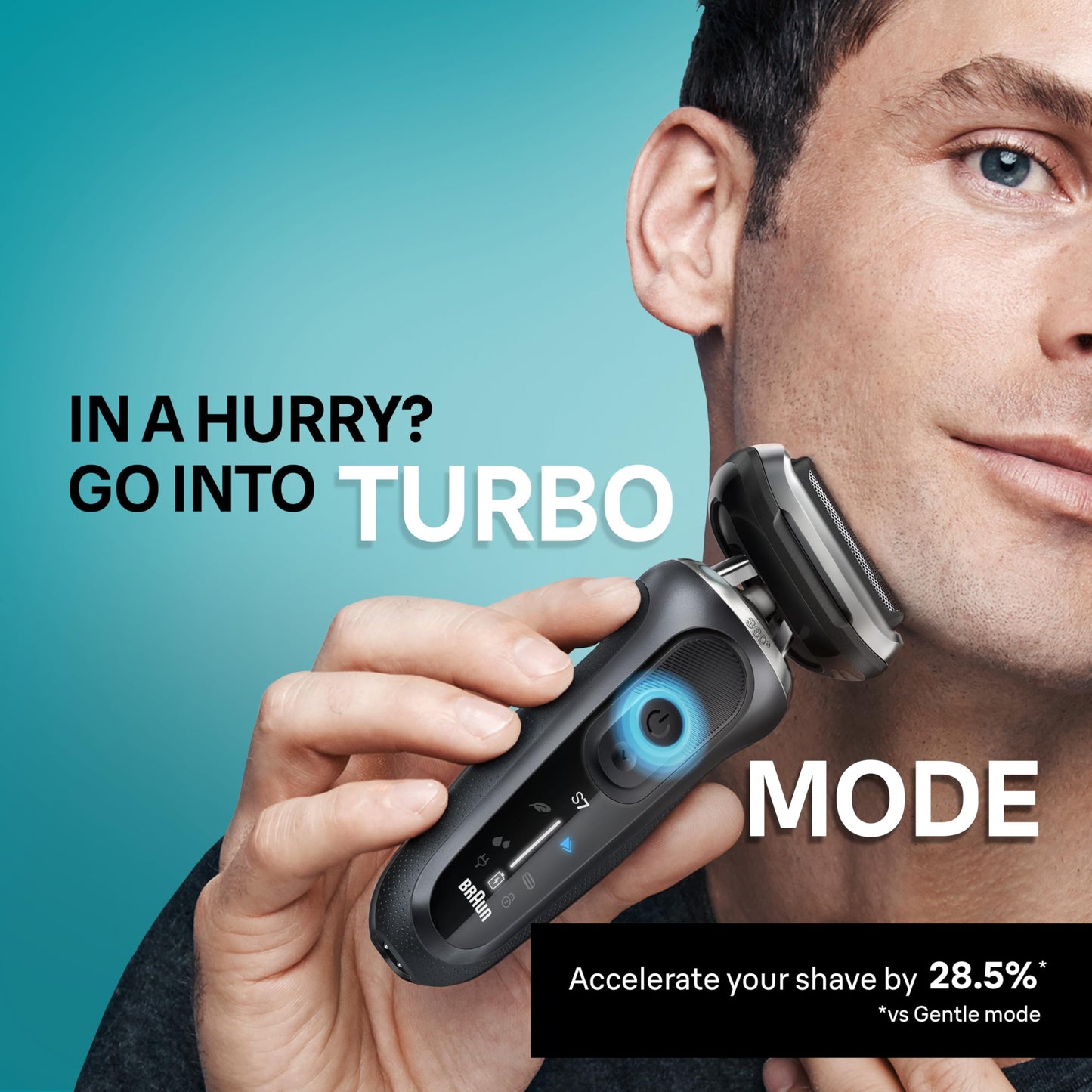 Braun Series 7 70 Shaver Stainless Steel Battery Powered Maleelectric shaver