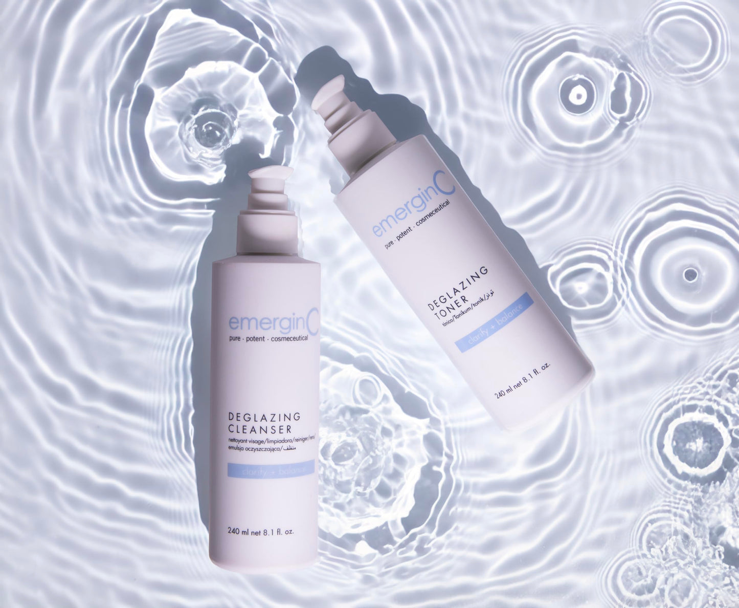 emerginC Deglazing Toner - Facial Toner with Eucalyptus + Peppermint for Oily, Combination + Blemish Prone Skin (8.1 oz, 240 ml)