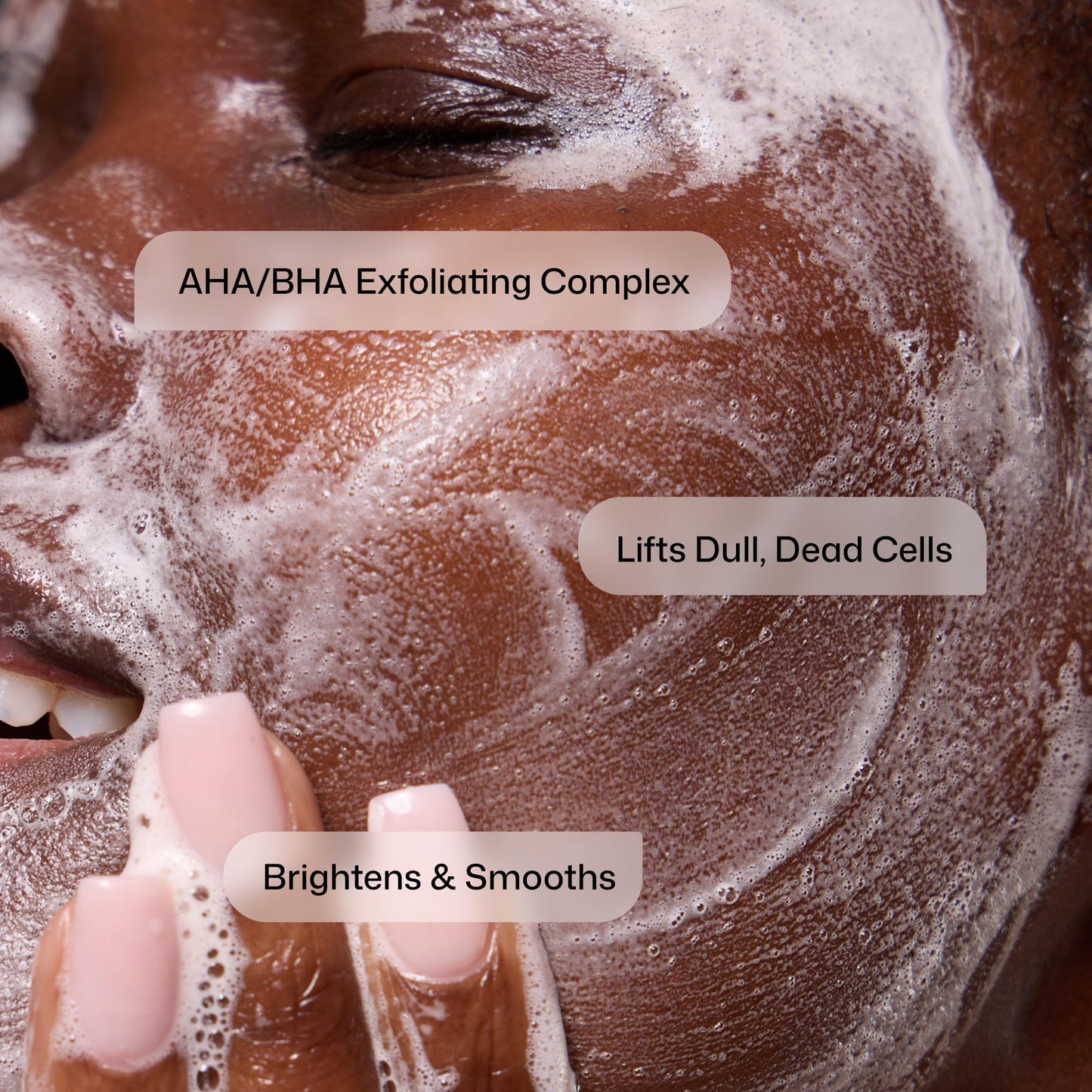 Revision Skincare Brightening Face Wash with AHA & BHA Exfoliants