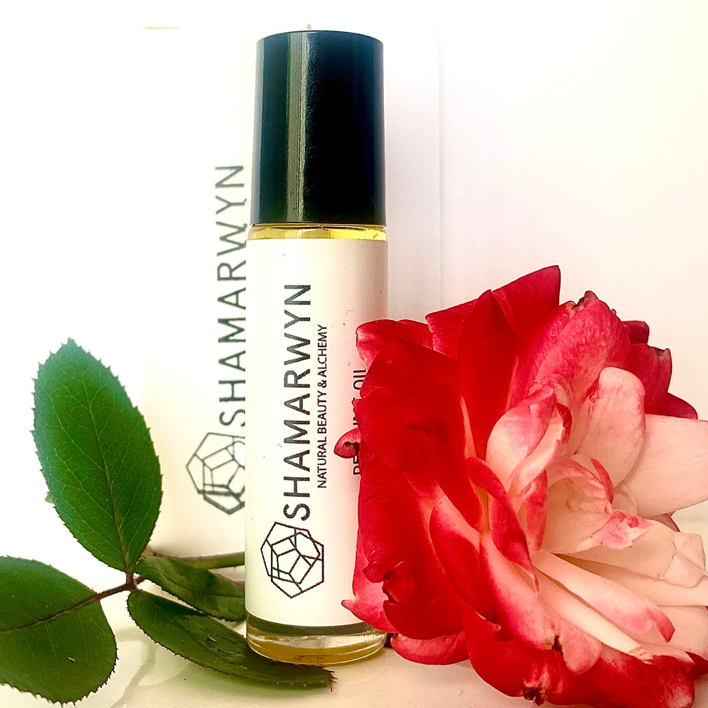 shamarwyn Rose Perfume Oil, Natural Organic, Botanical Fragrance, Pure Essential Oil Blend, Roll-On 10ml