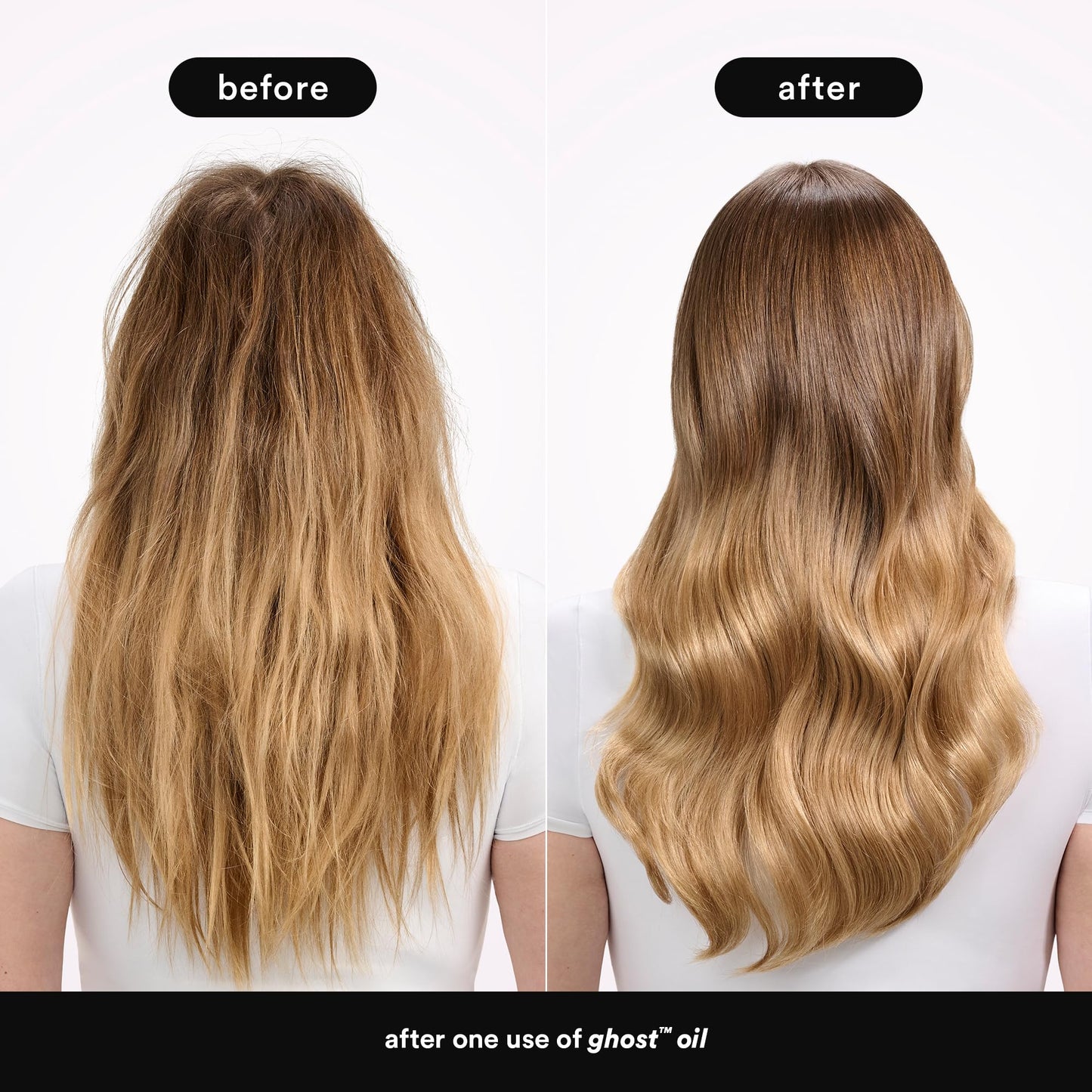 VERB Ghost Oil 2 pack: 2 fl oz + 4 fl oz - Weightless Hair Oil for Fine to Medium Hair – Smooths Frizz, Adds Shine – No Parabens, Gluten or Harmful Sulfates