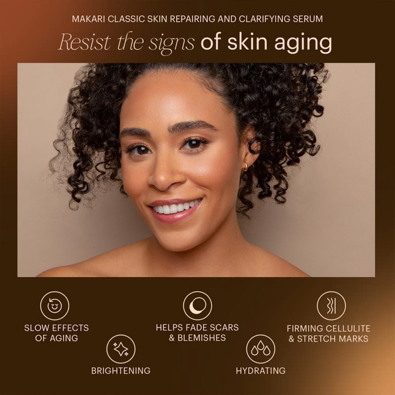 Makari Classic Skin Repairing & Clarifying Serum (1.35 fl oz) | Tone-Refining Facial Serum with Botanical Moisturizers | Helps Improve Texture & Clarity | Suitable for All Skin Types