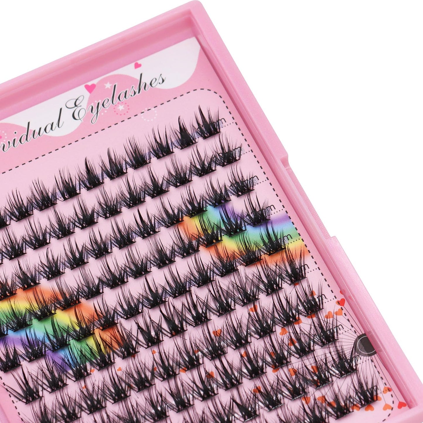 Bodermincer Lashes Clusters 10+12mm/12+14mm/14+16mm/16+18mm/10-12-14-16mm/14-16-18mm Mixed and 8-20mm to Choose Lashes Extension Kit lash Clusters Lashes Wispy Eyelash Extension (12+14mm Mixed)